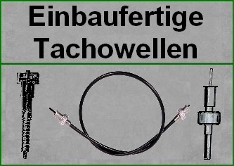 Einbaufertige Tachowellen